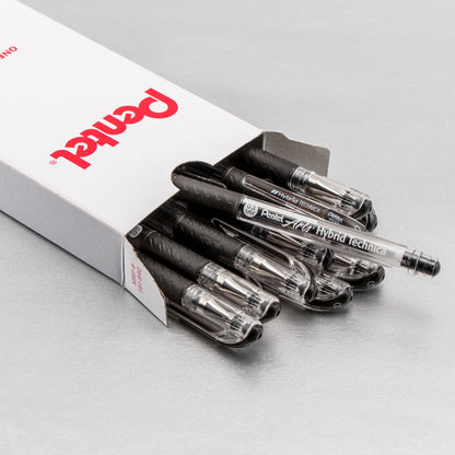 Pentel Arts Hybrid Technica (0.3mm) Gel Pen, Black Ink (KN103-A)