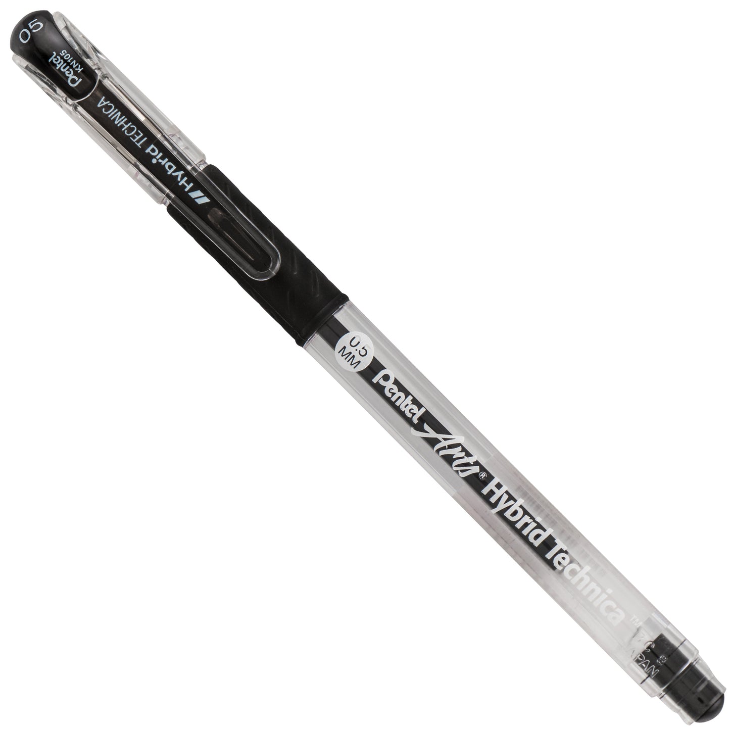 Pentel Arts Hybrid Technica (0.5mm) Gel Pen, Black Ink (KN105-A)