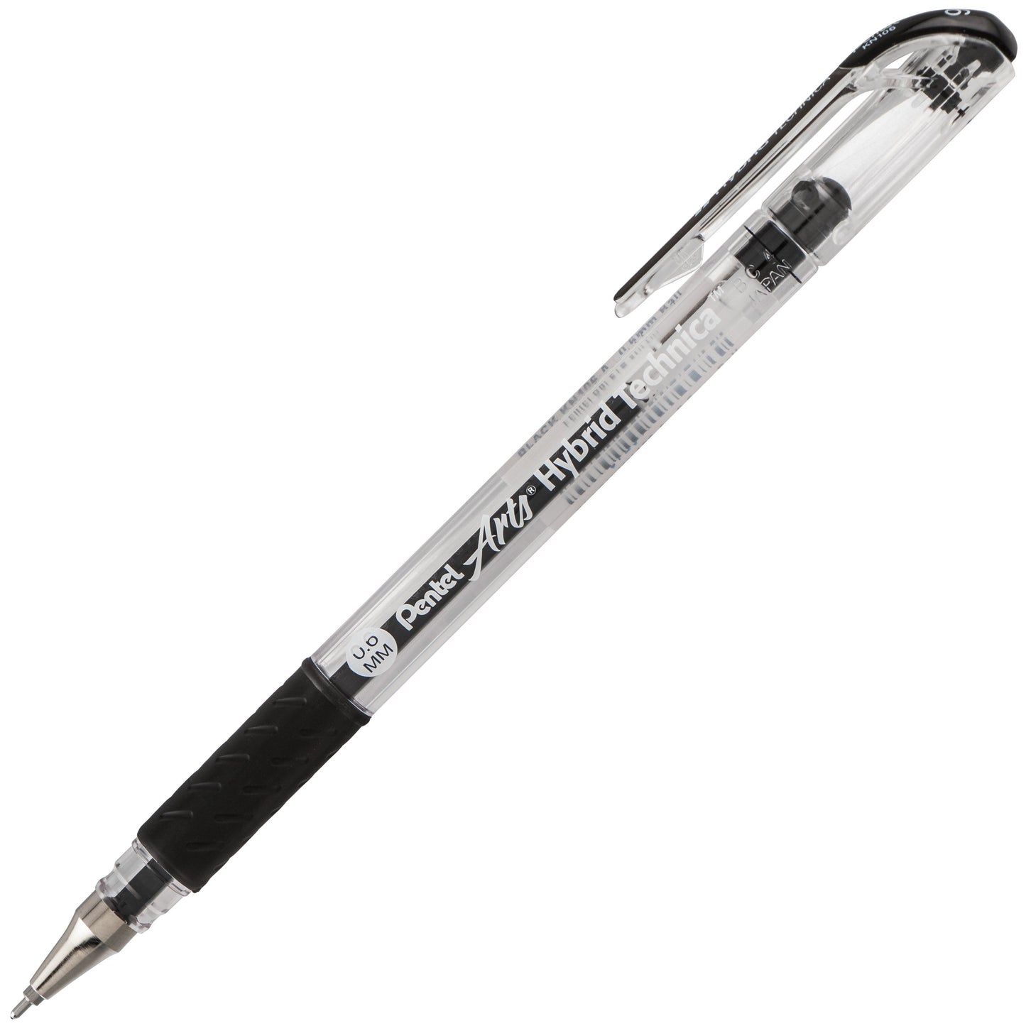Pentel Arts Hybrid Technica (0.6mm) Gel Pen, Black Ink (KN106-A)