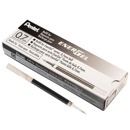 Refill Ink - For EnerGel Gel Pen 0.7mm Needle Tip, Medium, Black Ink (LRN7-A)