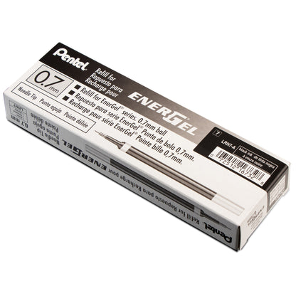 Refill Ink - For EnerGel Gel Pen 0.7mm Needle Tip, Medium, Black Ink (LRN7-A)