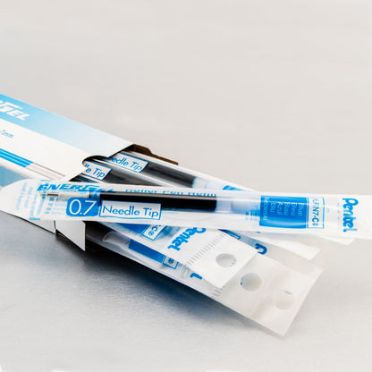 Refill Ink - For EnerGel Gel Pen 0.7mm Needle Tip, Medium, Blue Ink (LRN7-C)