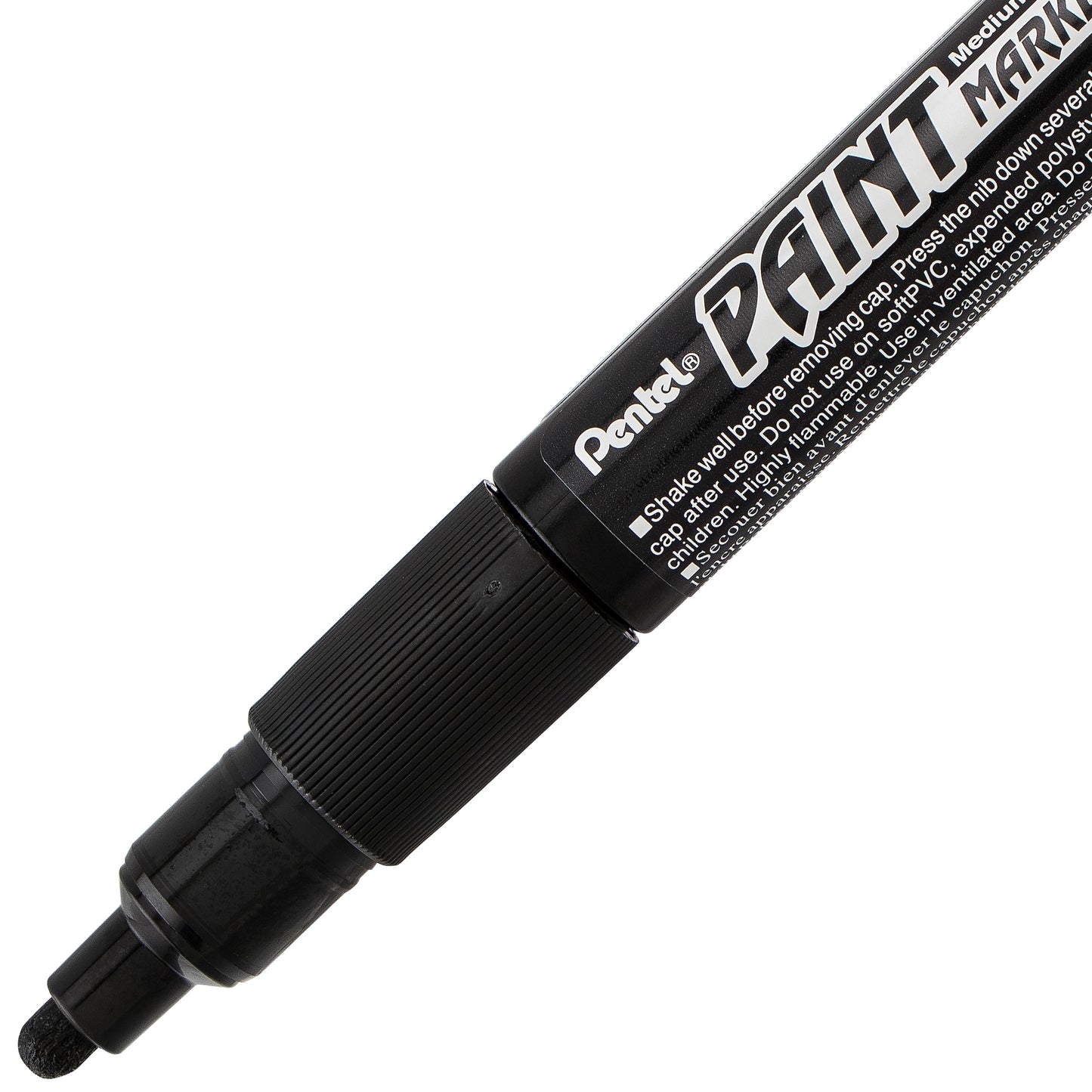 Paint Markers, Medium Bullet Point, Black Ink (MMP20-A)