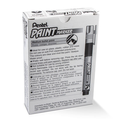 Paint Markers, Medium Bullet Point, Black Ink (MMP20-A)