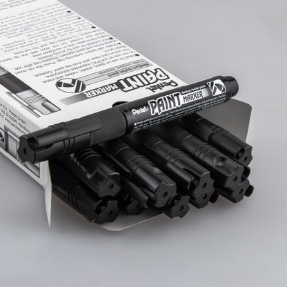 Paint Markers, Medium Bullet Point, Black Ink (MMP20-A)