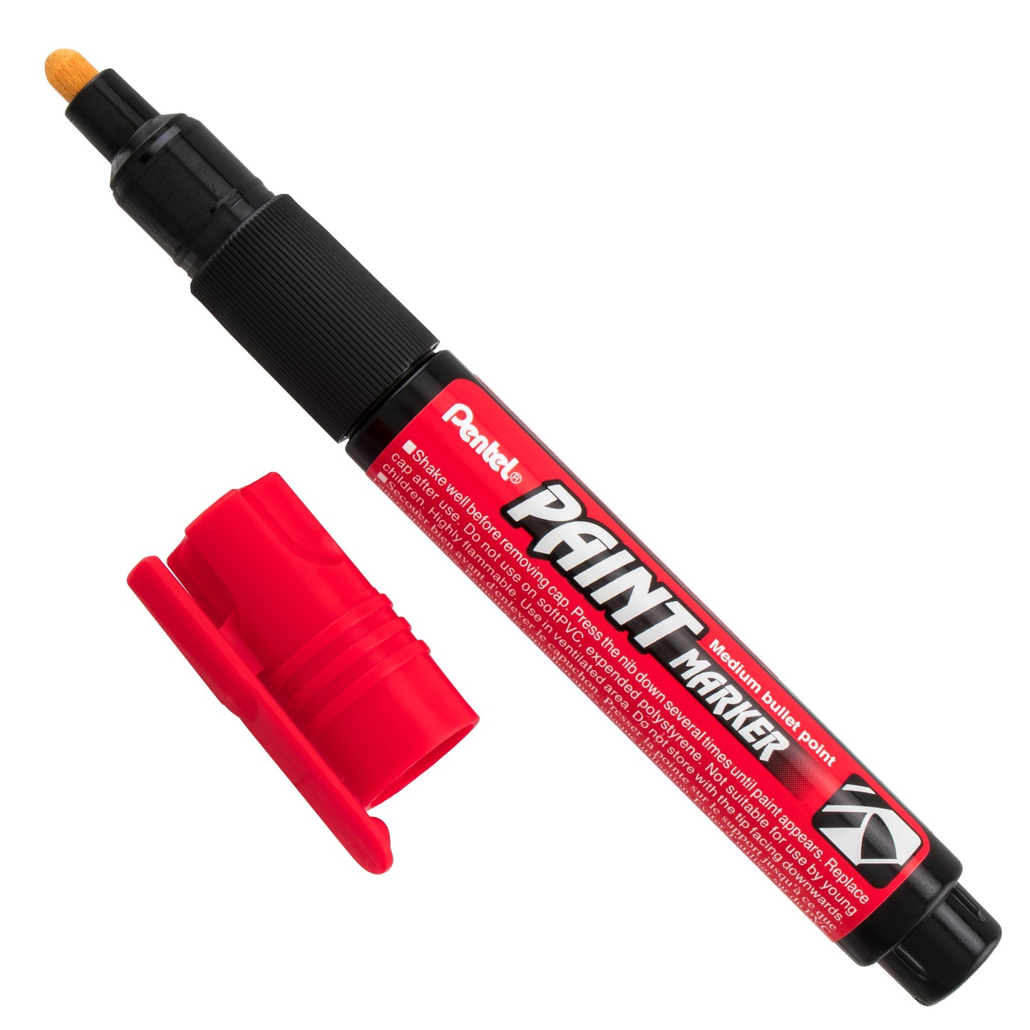Paint Markers, Medium Bullet Point, Red Ink (MMP20-B)