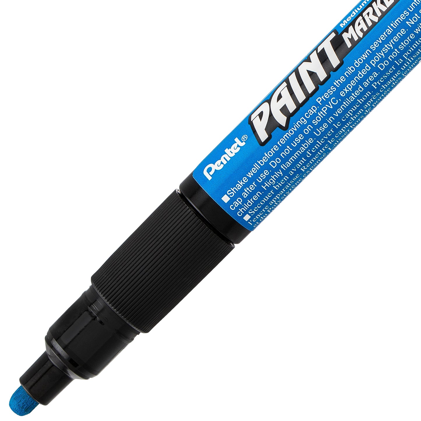 Paint Markers, Medium Bullet Point, Blue Ink (MMP20-C)