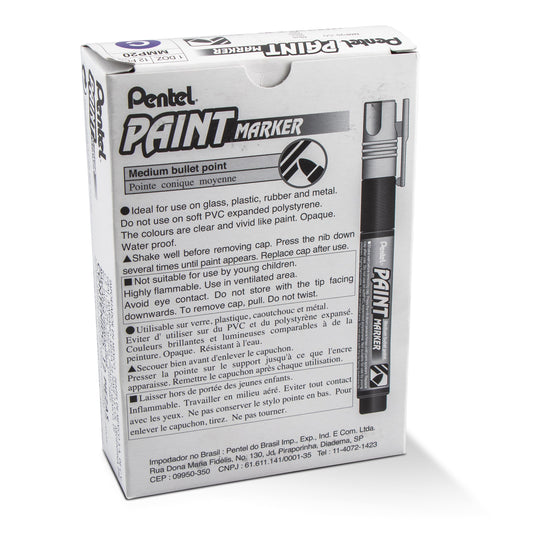 Paint Markers, Medium Bullet Point, Blue Ink (MMP20-C)