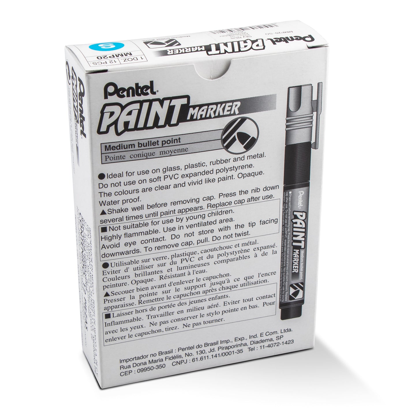 Paint Markers, Medium Bullet Point, Sky Blue Ink (MMP20-S)