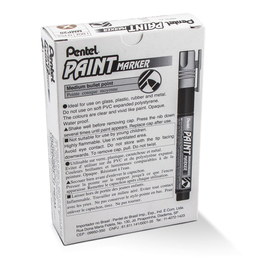 Paint Markers, Medium Bullet Point, Gold Ink (MMP20-X)