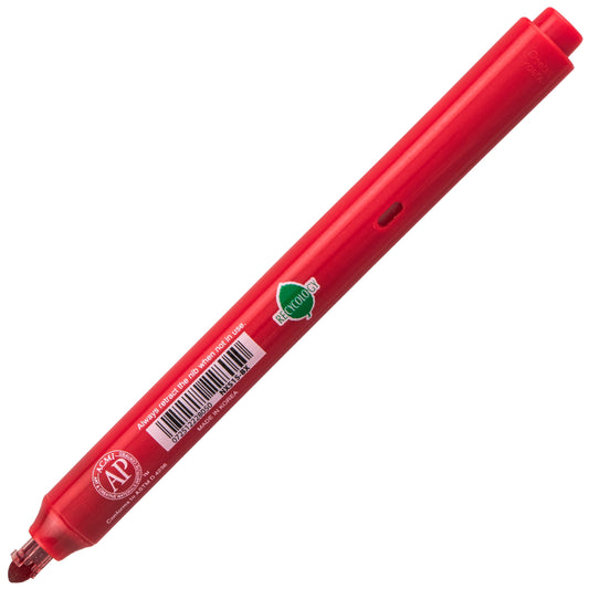 Handy-Line S Retractable  Permanent Marker, Fine Bullet Tip, Red Ink (NXS15-B)