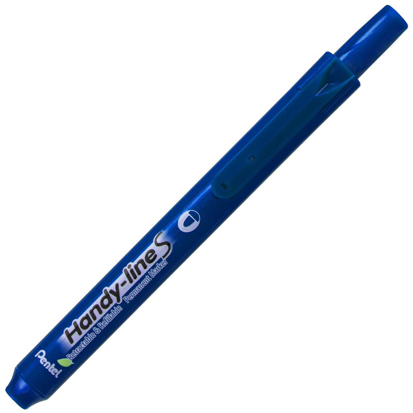 Handy-Line S Retractable  Permanent Marker, Fine Bullet Tip, Blue Ink (NXS15-C)