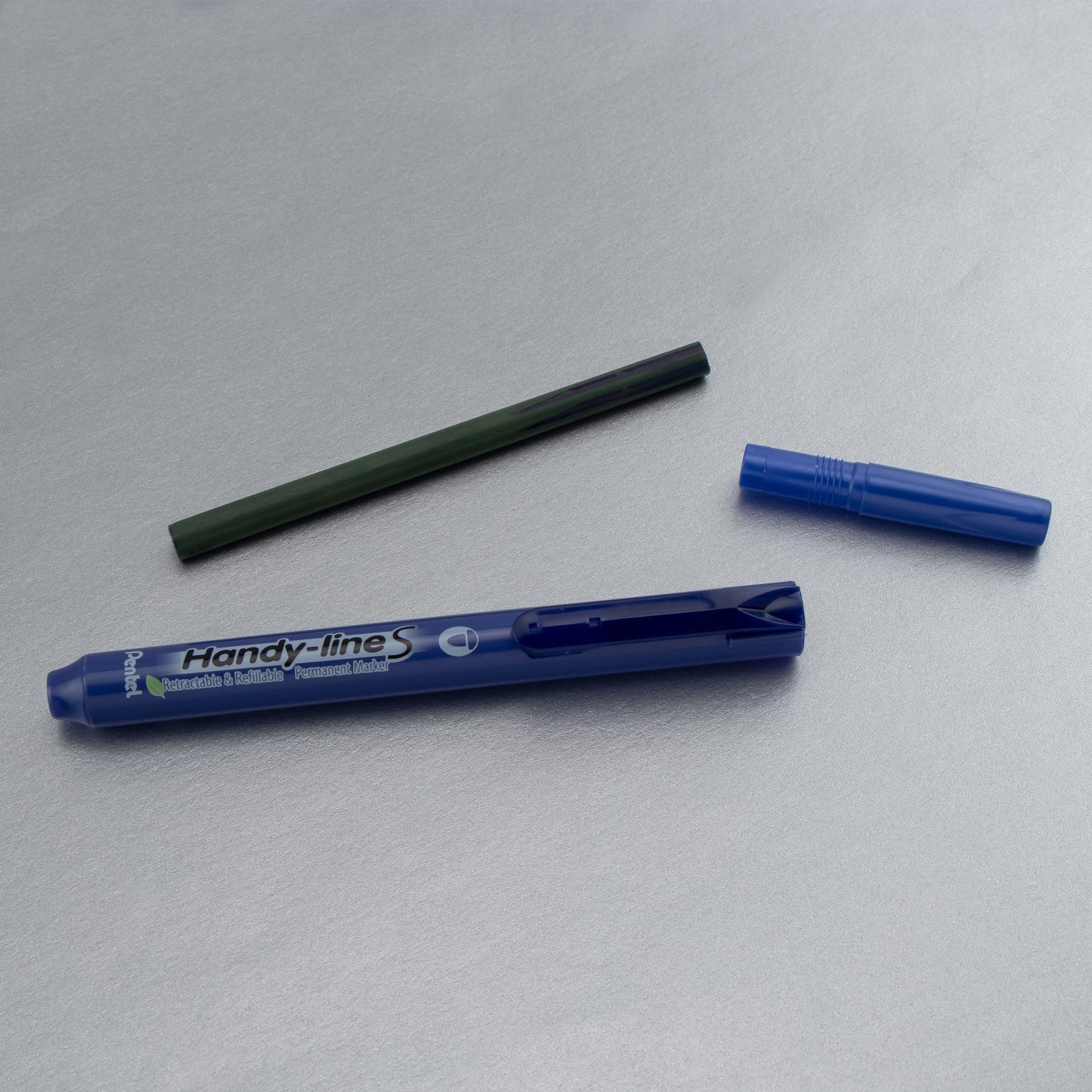 Handy-Line S Retractable  Permanent Marker, Fine Bullet Tip, Blue Ink (NXS15-C)