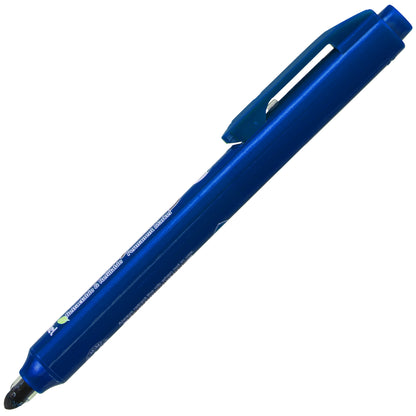 Handy-Line S Retractable  Permanent Marker, Fine Bullet Tip, Blue Ink (NXS15-C)