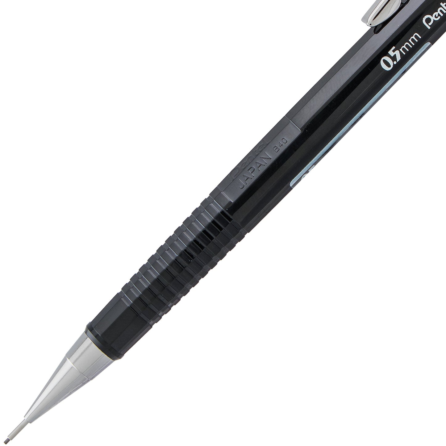 Pentel Sharp Mechanical Pencil (0.5mm), Black Barrel (P205A)