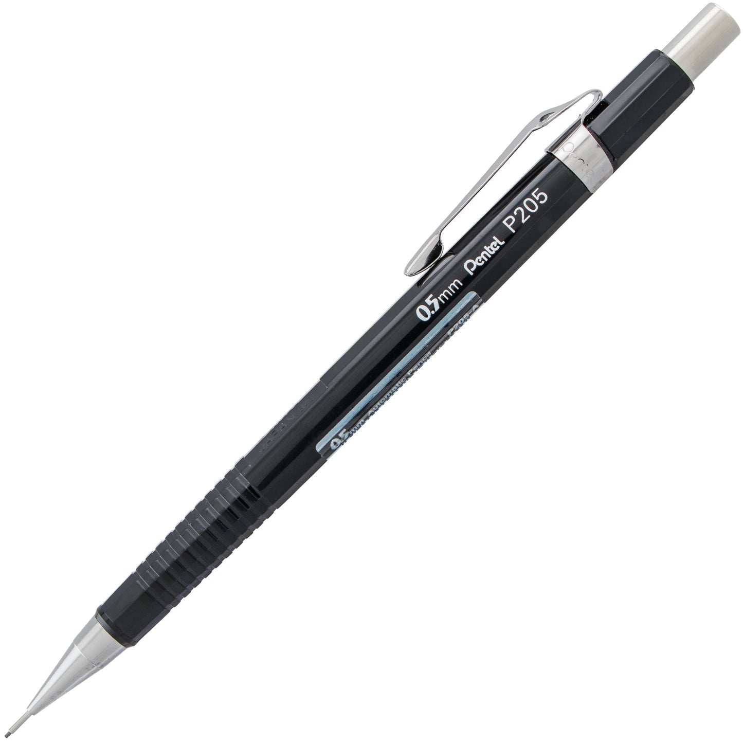 Pentel Sharp Mechanical Pencil (0.5mm), Black Barrel (P205A)