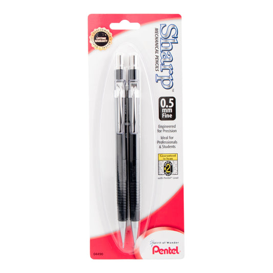 Pentel Sharp Mechanical Pencil (0.5mm) 2-Pk (P205BP2-K6), 144 Each