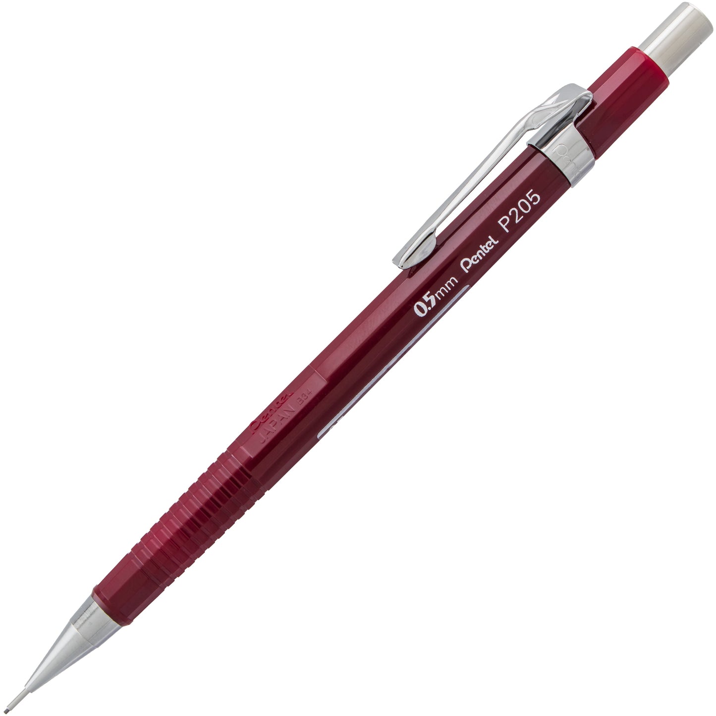 Pentel Sharp Mechanical Pencil (0.5mm), Red Barrel (P205B)