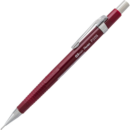 Pentel Sharp Mechanical Pencil (0.5mm), Red Barrel (P205B)