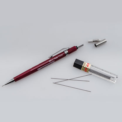 Pentel Sharp Mechanical Pencil (0.5mm), Red Barrel (P205B)