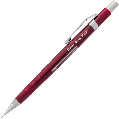 Pentel Sharp Mechanical Pencil (0.5mm), Red Barrel (P205B)