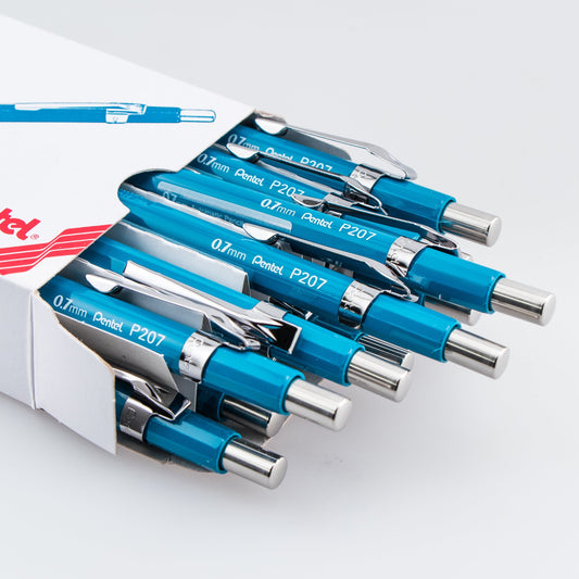Pentel Sharp Mechanical Pencil (0.7mm), Blue Barrel (P207C), 48 Dozen