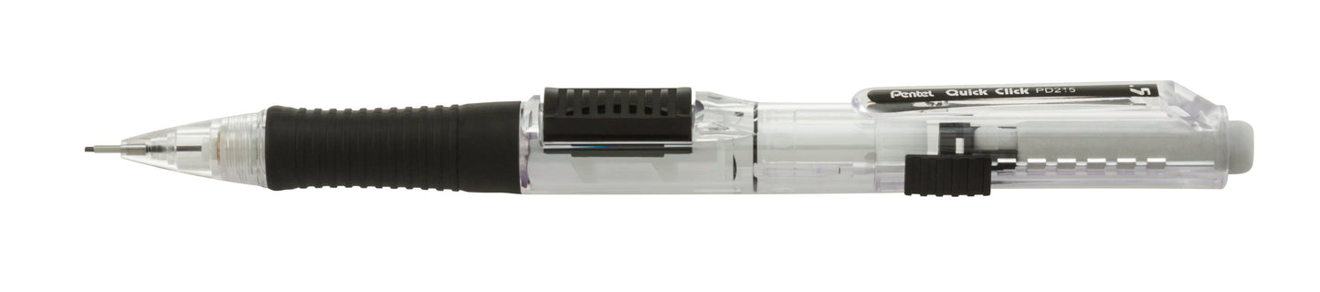 QUICK CLICK Mechanical Pencil (0.5mm), Black Barrel (PD215A)
