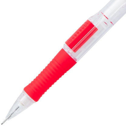 QUICK CLICK Mechanical Pencil (0.5mm), Red Barrel (PD215B)