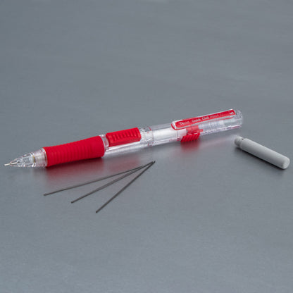 QUICK CLICK Mechanical Pencil (0.5mm), Red Barrel (PD215B)