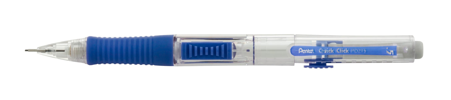QUICK CLICK Mechanical Pencil (0.5mm), Blue Barrel (PD215C)