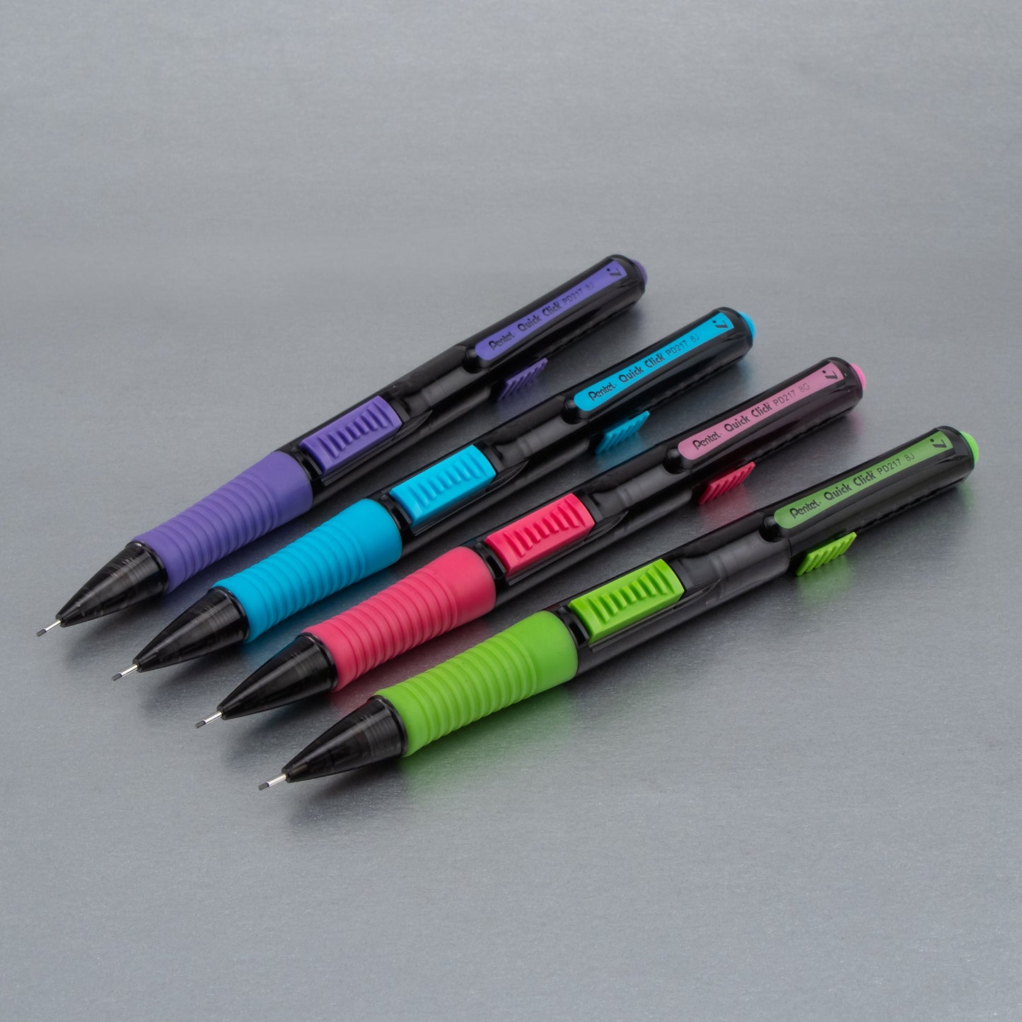 QUICK CLICK Mechanical Pencil (0.7mm), Black Barrel (PD217A)