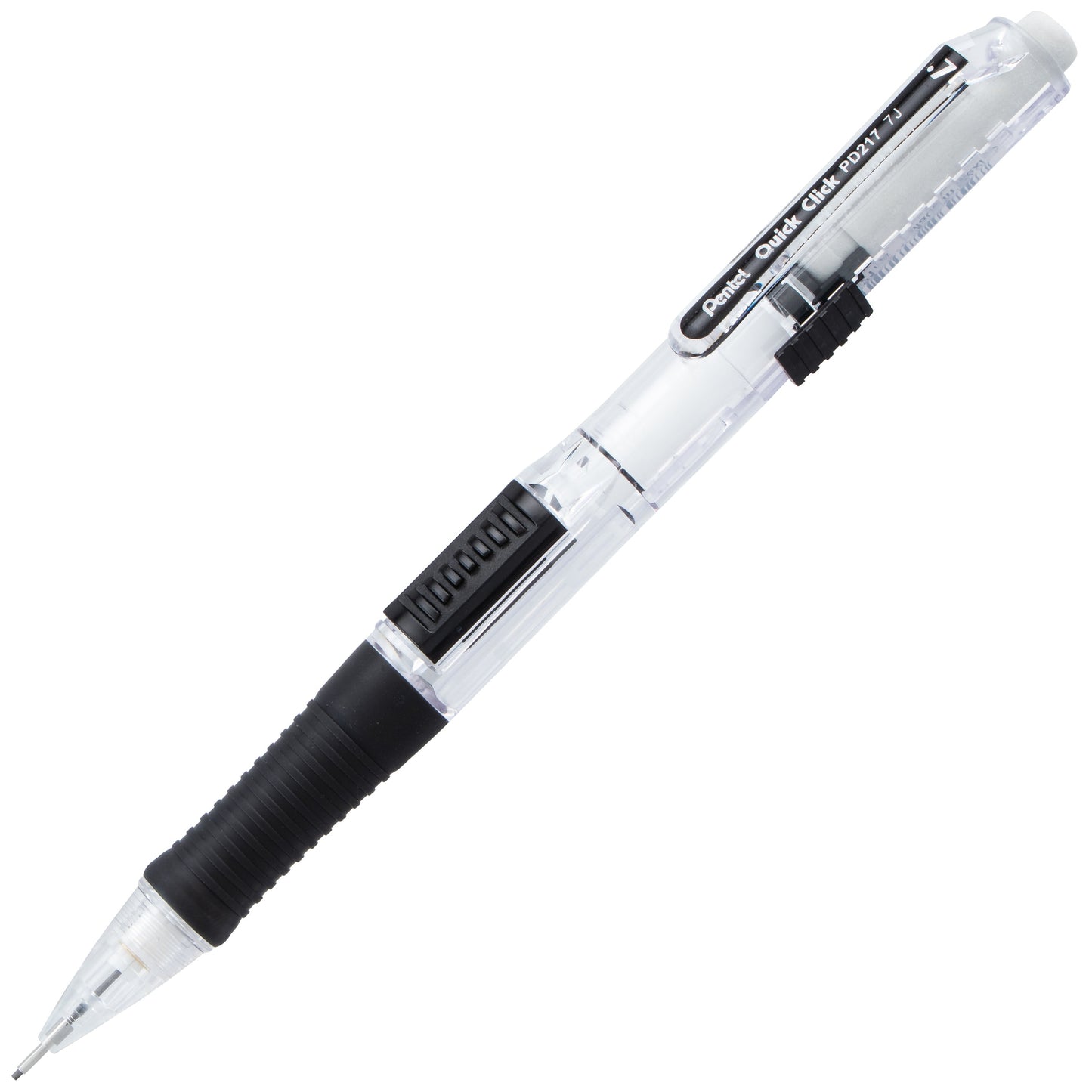 QUICK CLICK Mechanical Pencil (0.7mm), Black Barrel (PD217A)