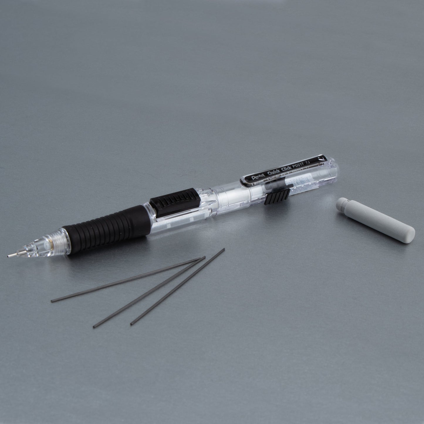 QUICK CLICK Mechanical Pencil (0.7mm), Black Barrel (PD217A)