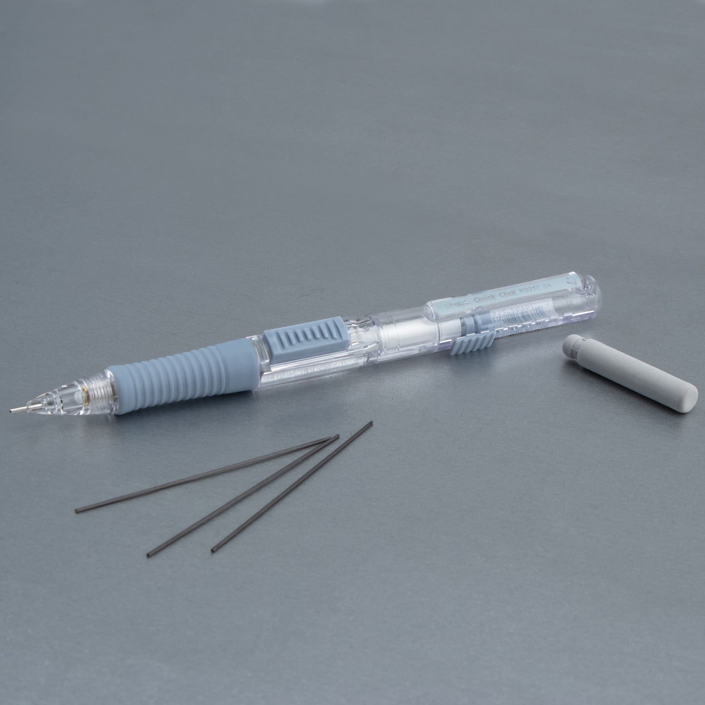 QUICK CLICK Mechanical Pencil (0.7mm), Gray Barrel (PD217N)