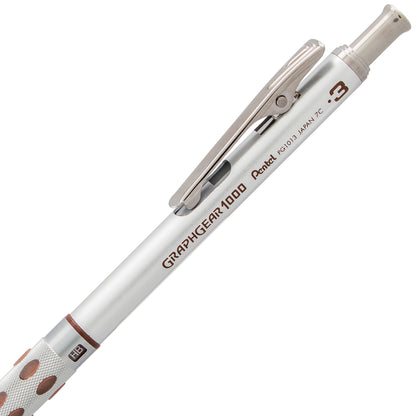 GraphGear 1000 Automatic Drafting Pencil (0.3mm), Brown Accents (PG1013E)