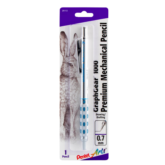 Pentel Arts GraphGear 1000 Automatic Drafting Pencil (0.7mm), 1-Pk (PG1017CPABP)