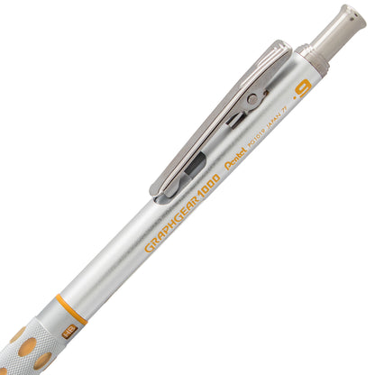 GraphGear 1000 Automatic Drafting Pencil (0.9mm), Yellow Accents (PG1019G)