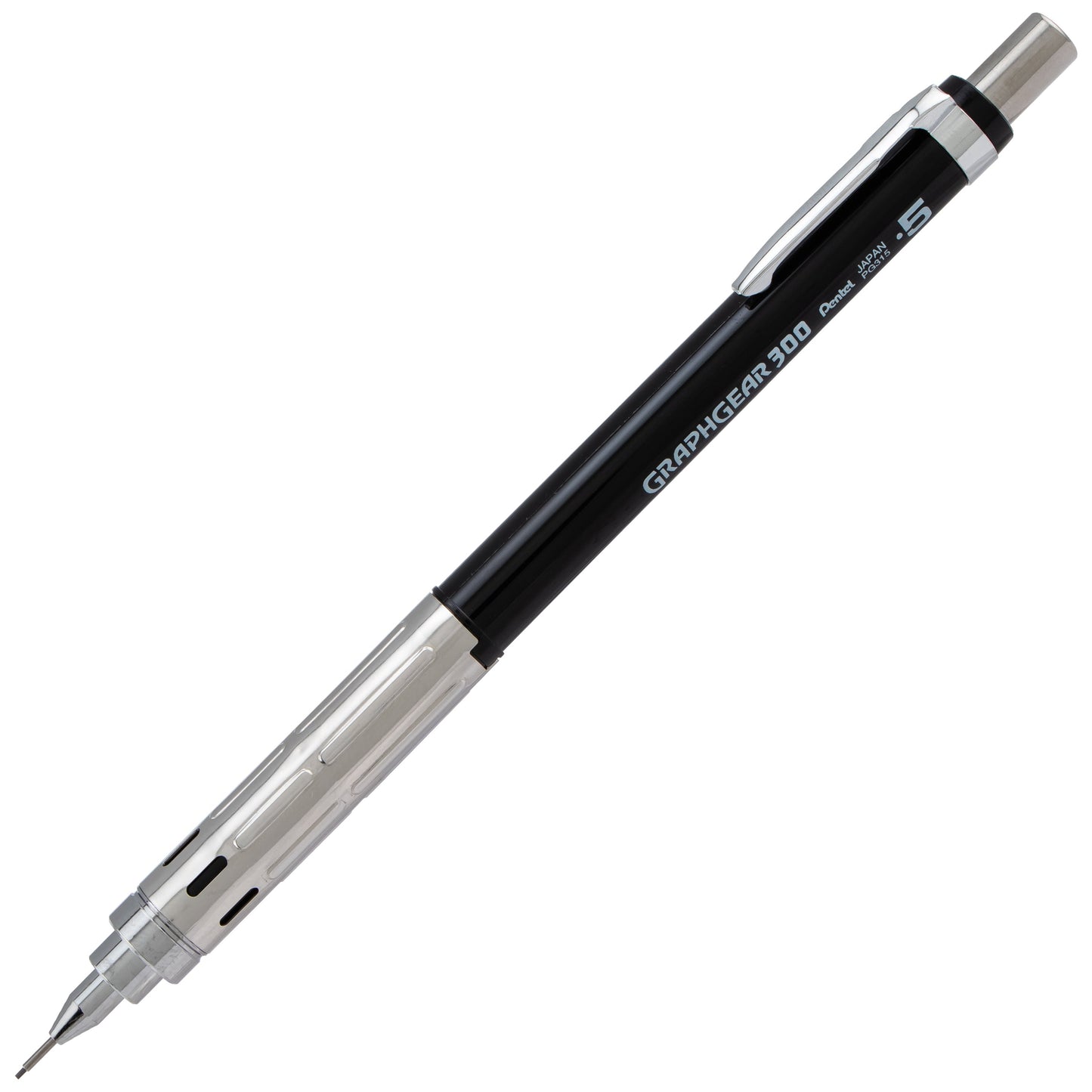 GraphGear 300 Mechanical Pencil, (0.5mm) Fine line, Black Barrel (PG315A)