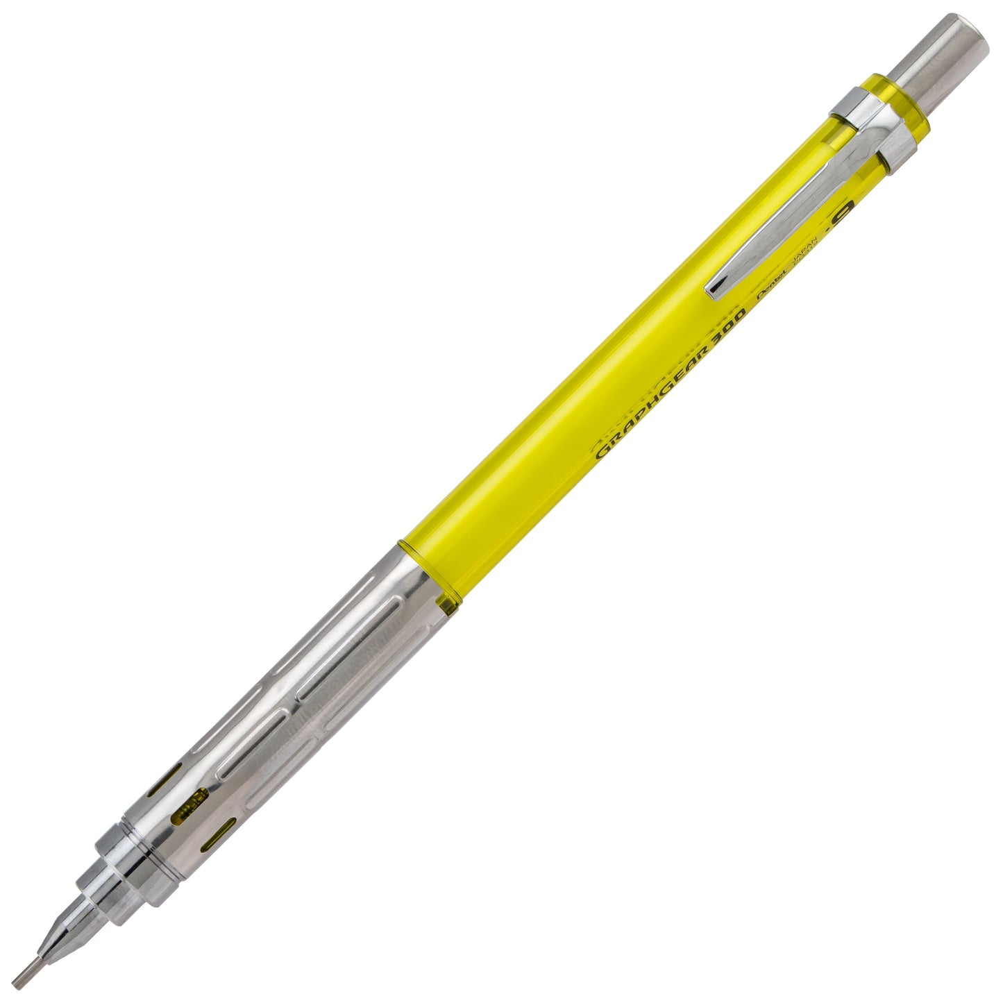 GraphGear 300 Mechanical Pencil, (0.9mm) Thick line, Yellow Barrel (PG319TG)