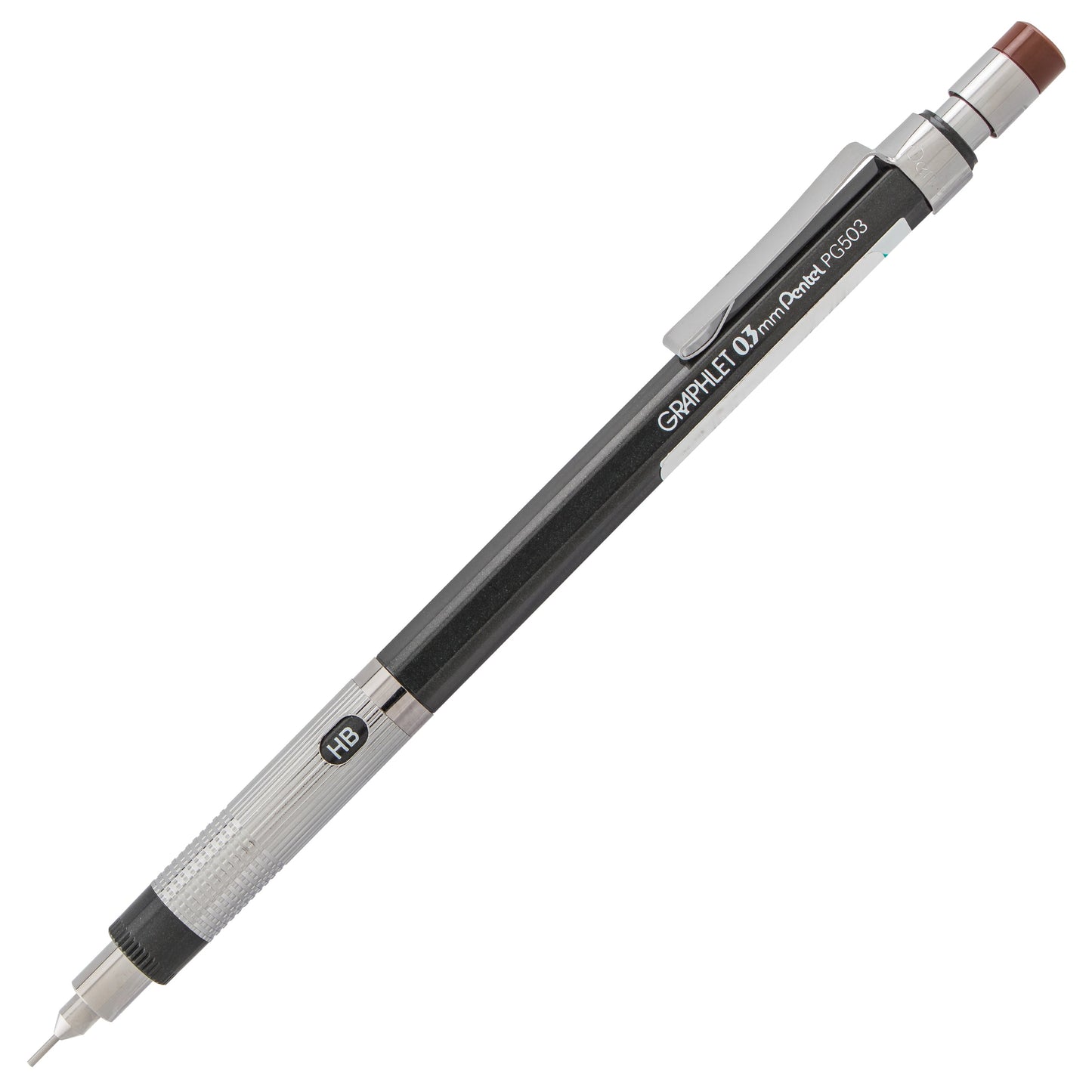 Graphlet Mechanical Pencil (0.3mm) Brown Cap (PG503ED)