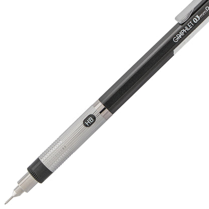 Graphlet Mechanical Pencil (0.3mm) Brown Cap (PG503ED)