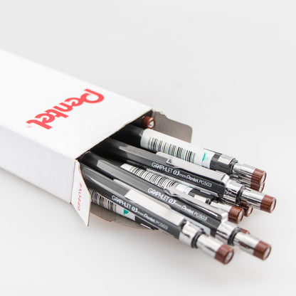Graphlet Mechanical Pencil (0.3mm) Brown Cap (PG503ED)