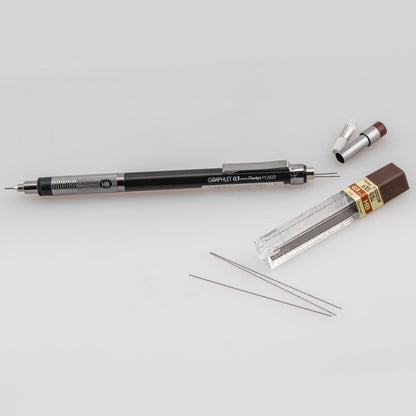 Graphlet Mechanical Pencil (0.3mm) Brown Cap (PG503ED)