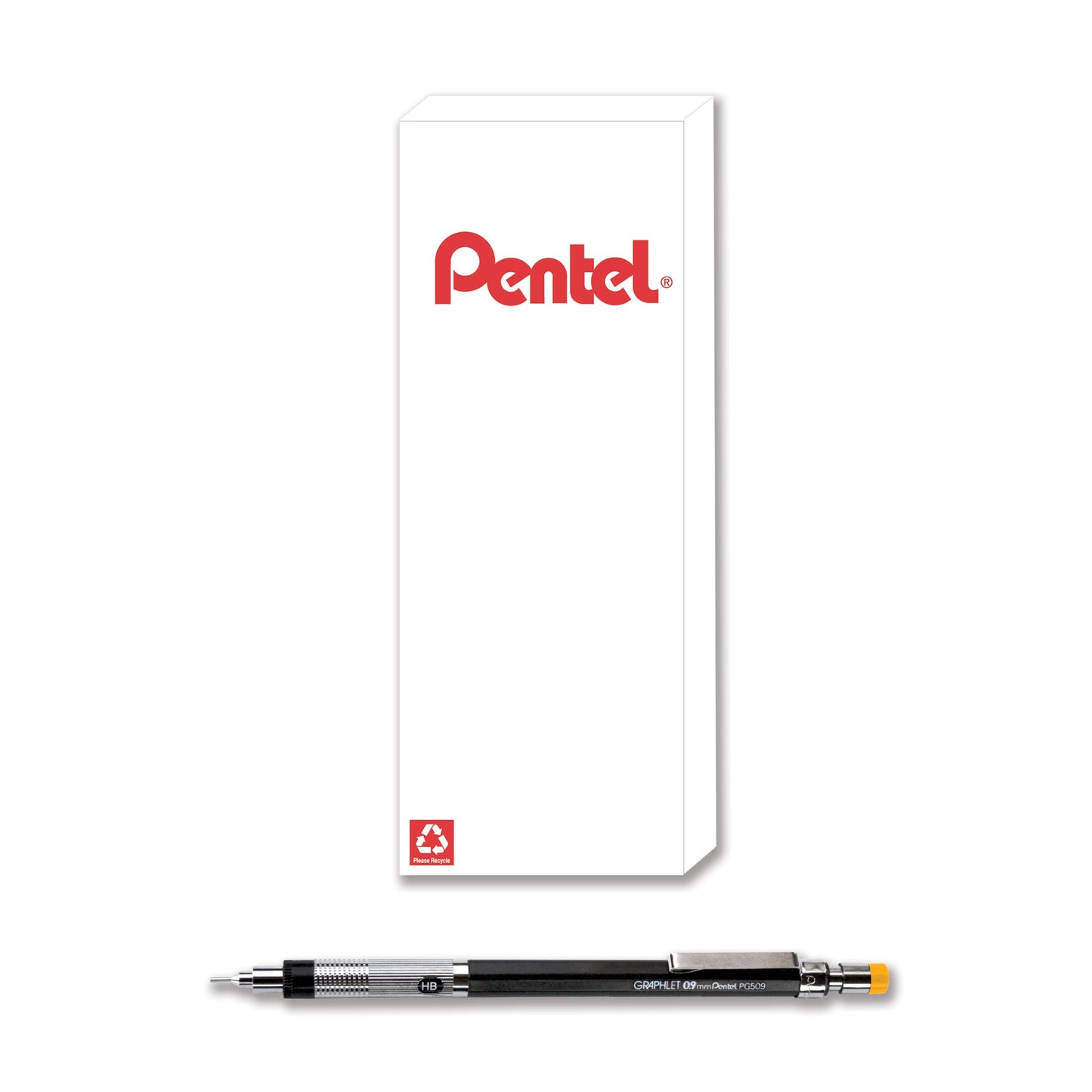 Graphlet Mechanical Pencil (0.9mm) Yellow Cap (PG509GD)
