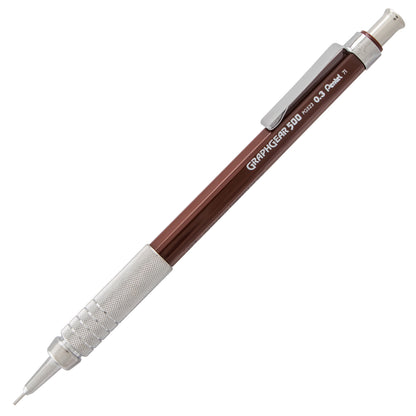 GraphGear 500 Automatic Drafting Pencil (0.3mm), Brown Barrel (PG523E)