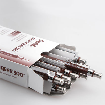 GraphGear 500 Automatic Drafting Pencil (0.3mm), Brown Barrel (PG523E)