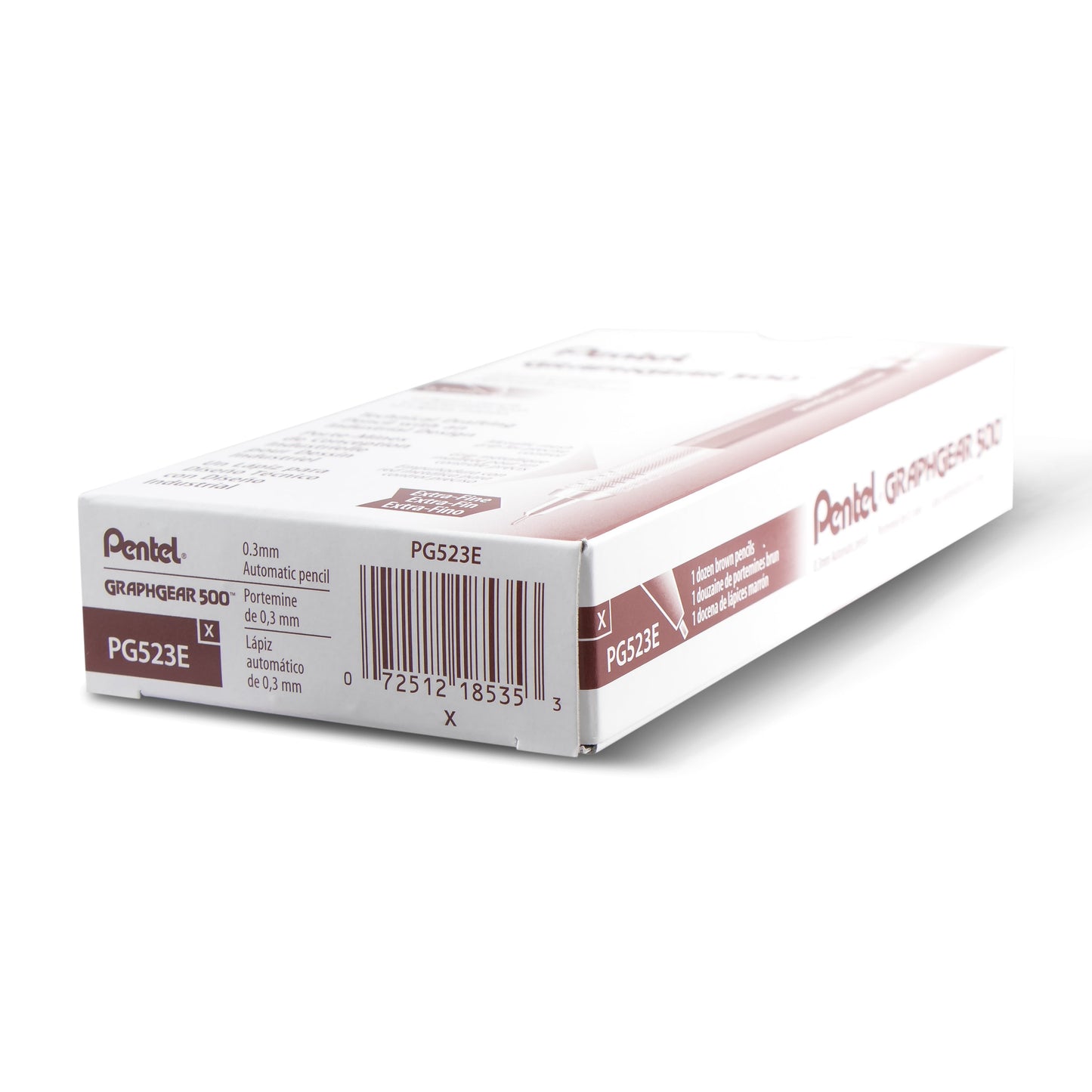 GraphGear 500 Automatic Drafting Pencil (0.3mm), Brown Barrel (PG523E)