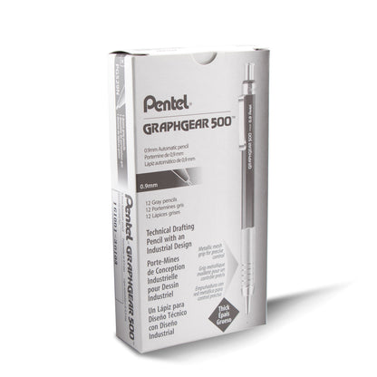 GraphGear 500 Automatic Drafting Pencil 0.9mm, Gray Barrel (PG529N)