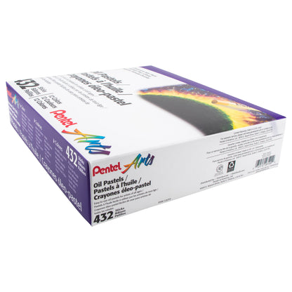 Pentel Arts Oil Pastels - 432 Piece Classroom Size Pack (PHN-12CP2)