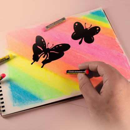 Pentel Arts Fluorescent Oil Pastels (PHN-F6)